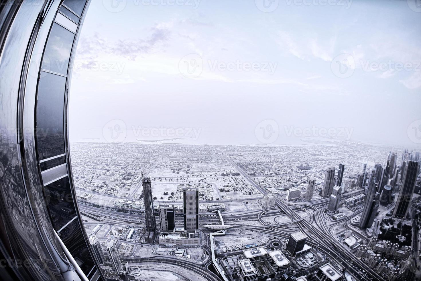 dubai-nachtskyline foto