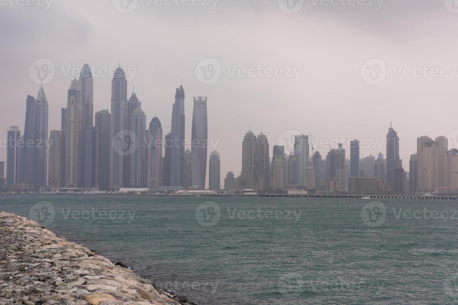 panorama dubai stadt vae foto