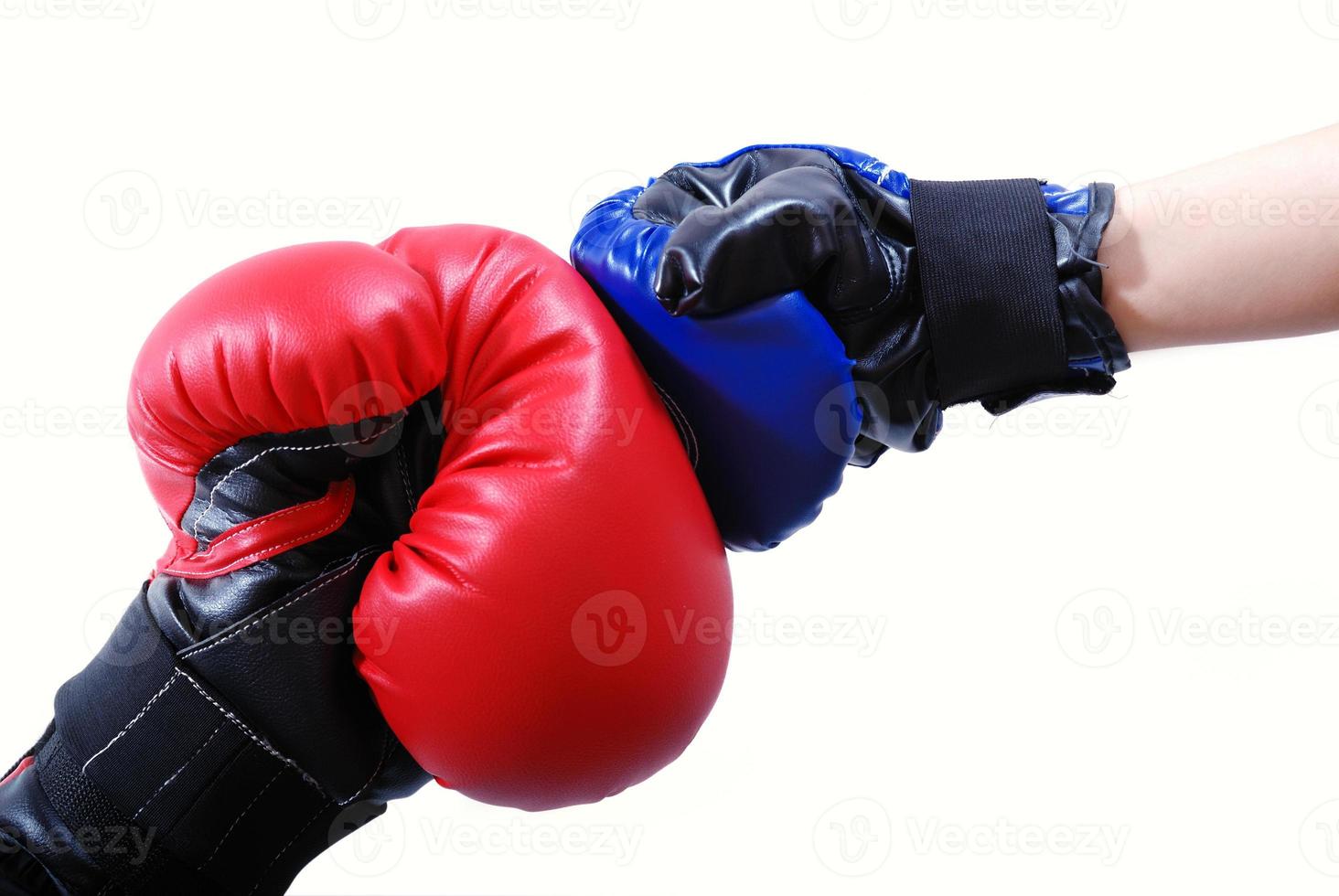 .competition-konzept mit boxhandschuhen foto