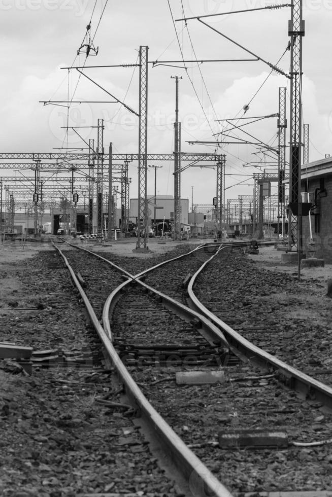 Railyards - schwarz & weiß foto