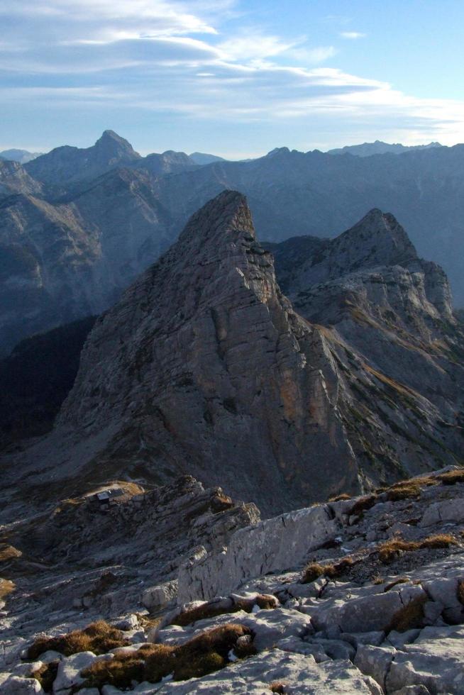 Blick auf die Berchtesgadener Alpen, Österreich foto