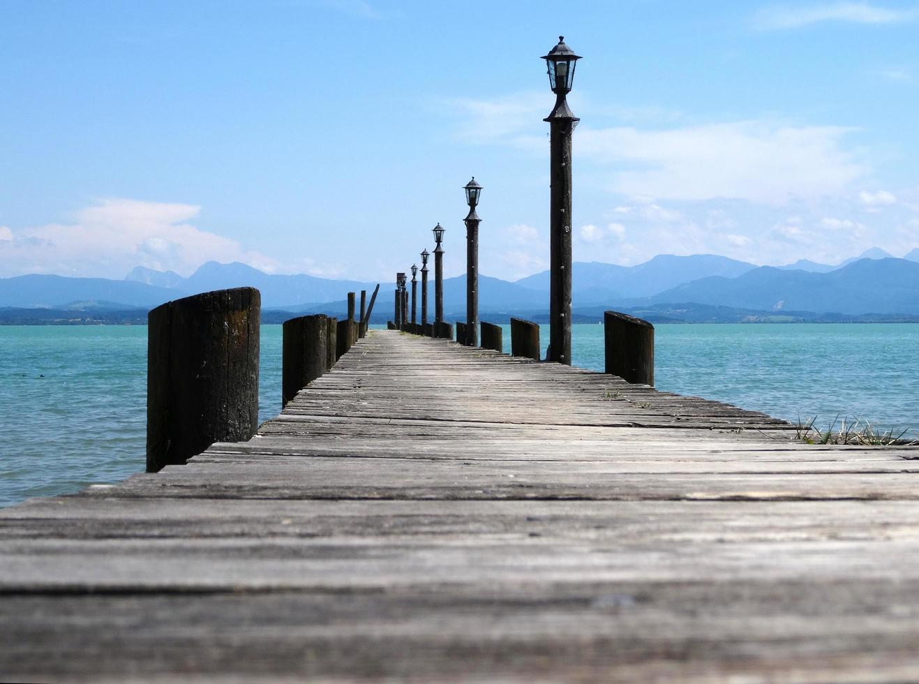 Steg am Chiemsee foto