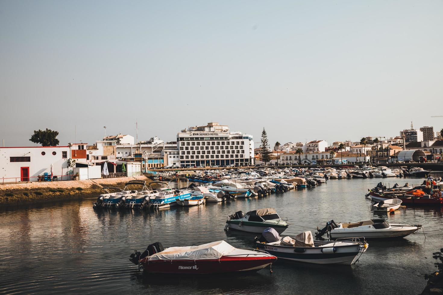 Landschaft von Faro Marine, Portugal foto