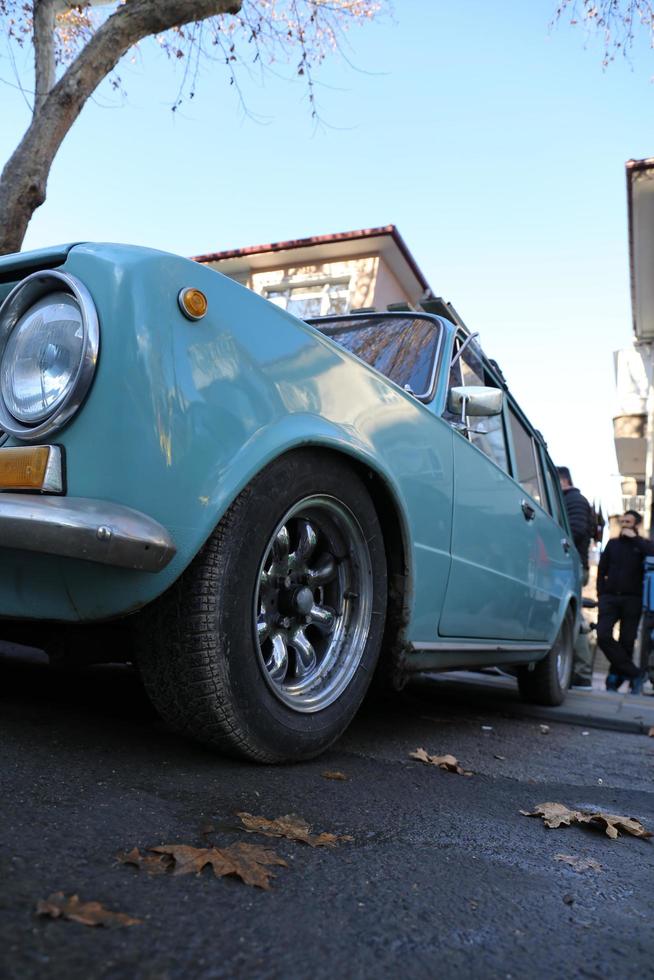 lada blau klassische volkswagen autos auto foto