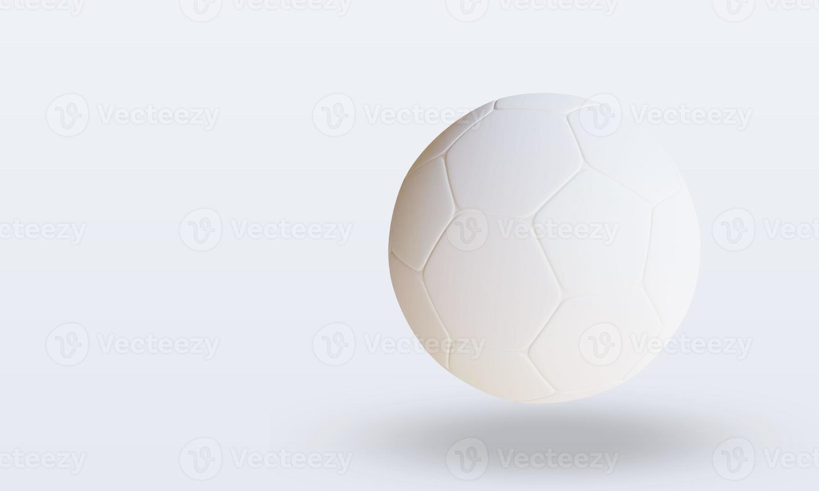 3D-Sportball Futsal-Ball-Rendering-Draufsicht foto