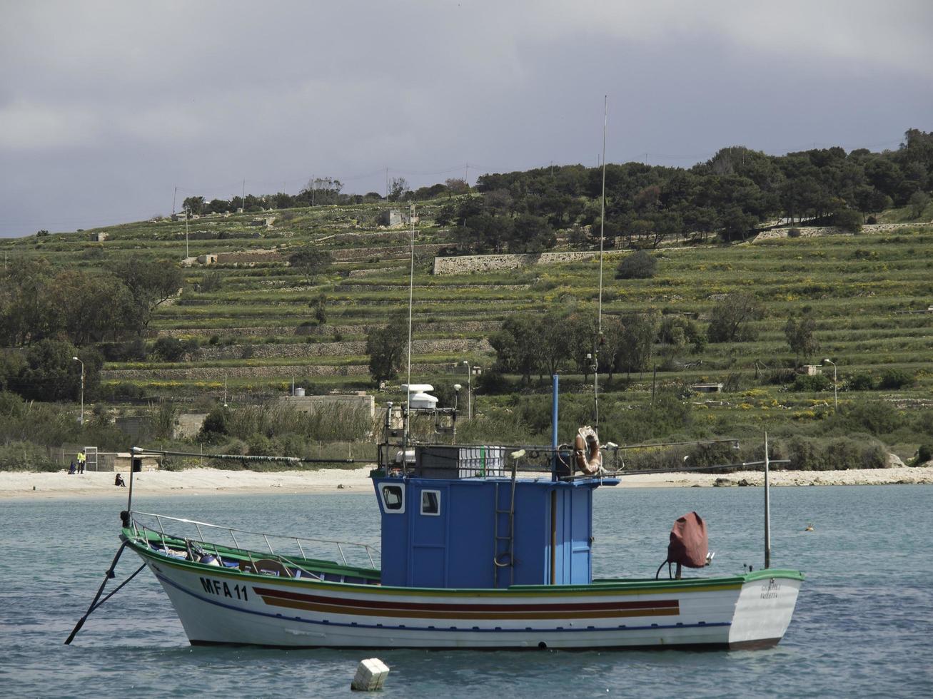 Marsaxlokk, Malta, 2017 - der Hafen von Marsaxlokk auf der Insel Malta foto