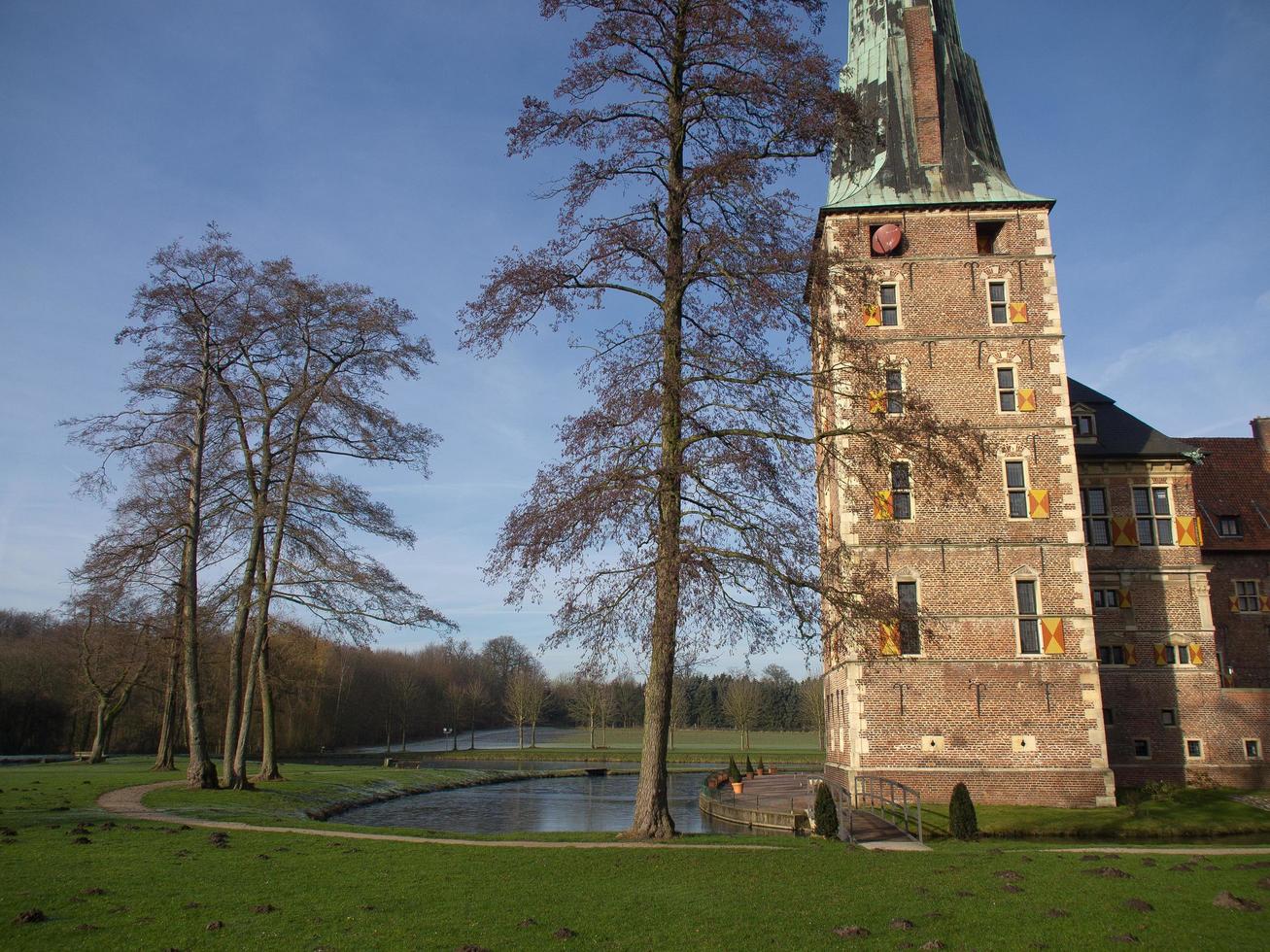 raesfeld, deutschland, 2020 - das schloss raesfeld in deutschland foto