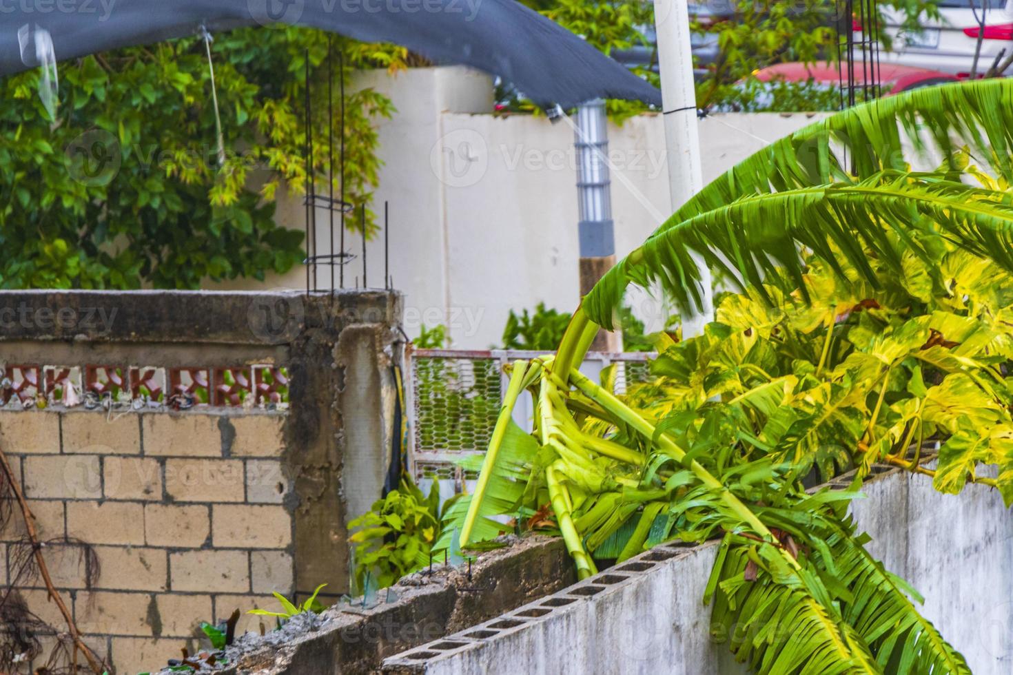 hurrikan 2021 playa del carmen mexiko extremer windsturm gewitter. foto