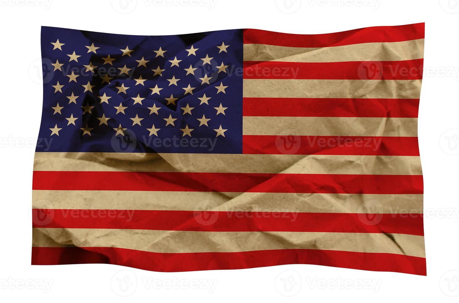 strukturierte usa-flagge foto