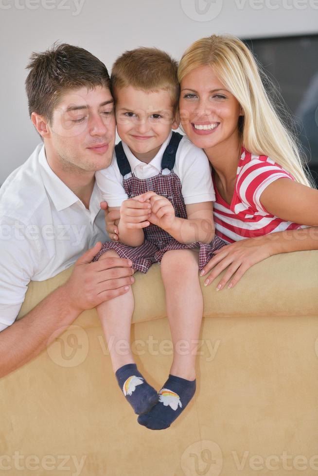 Familie zu Hause foto