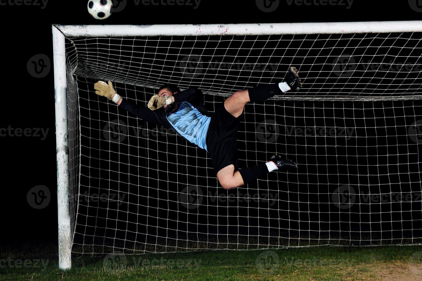 Fußballspieleransicht foto