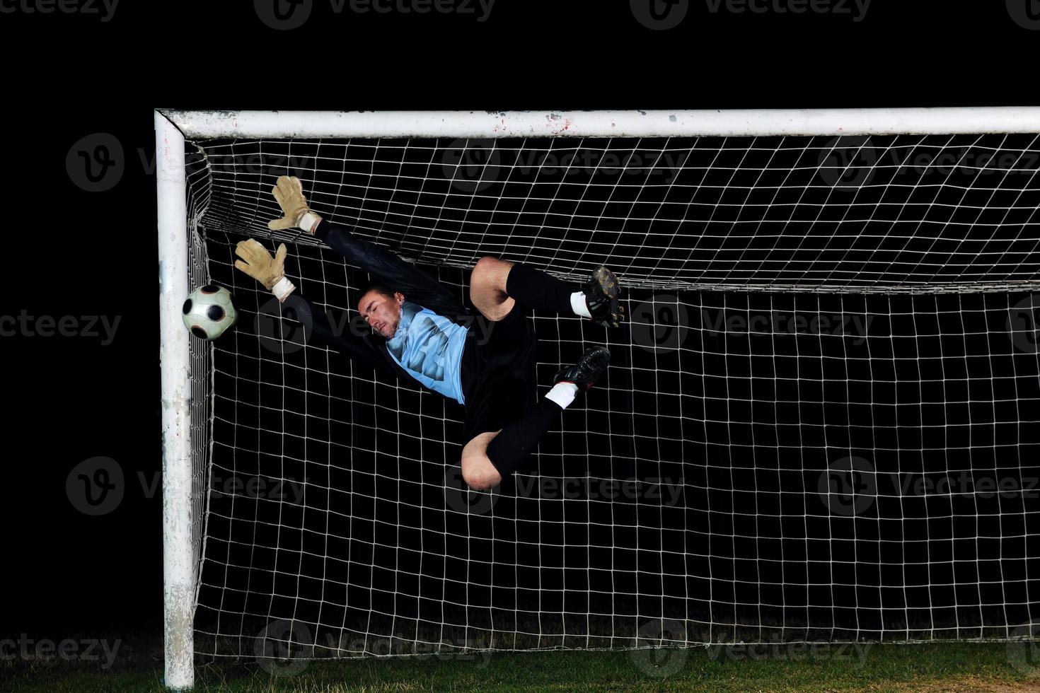 Fußballspieleransicht foto