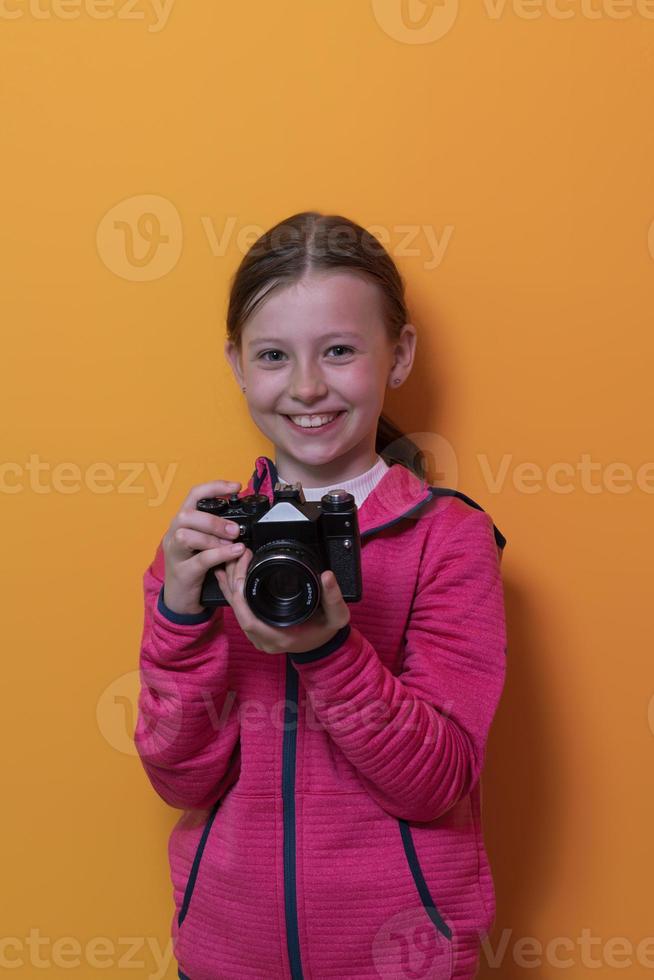 Kind fotografiert foto