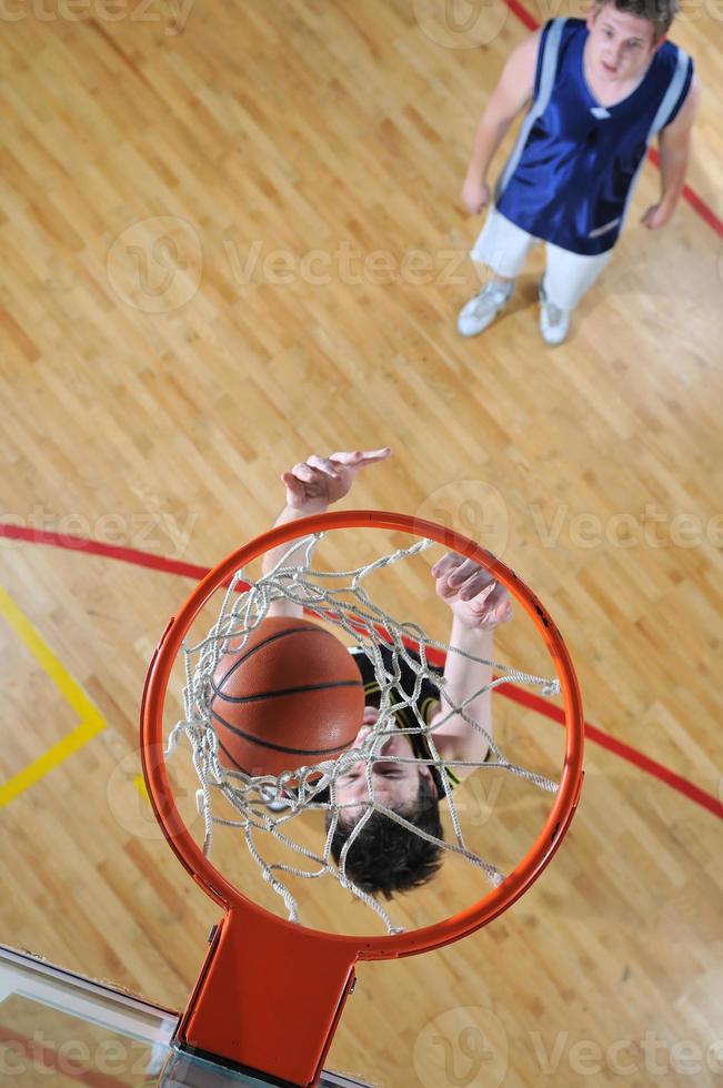 Ansicht Basketball spielen foto