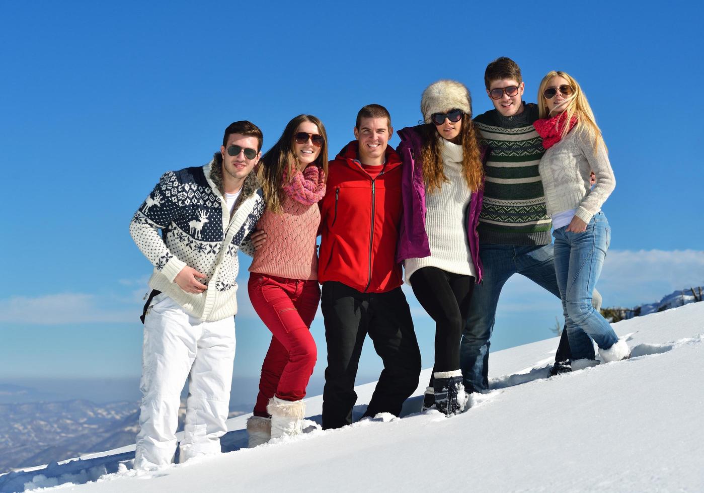 Winterspaß mit Jugendgruppe foto