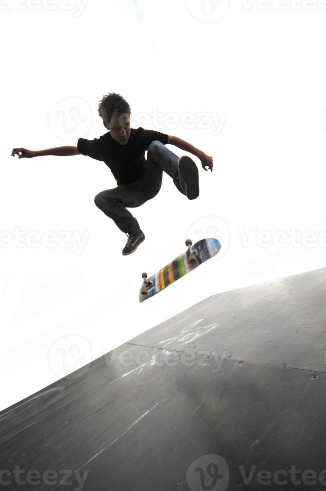 Skateboarder-Porträt foto