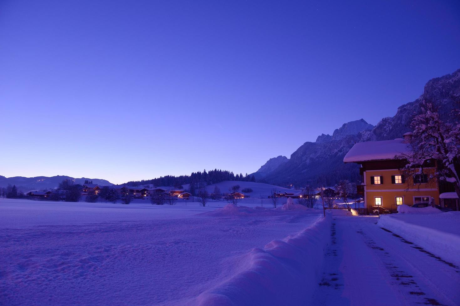 Bergwinterlandschaft foto