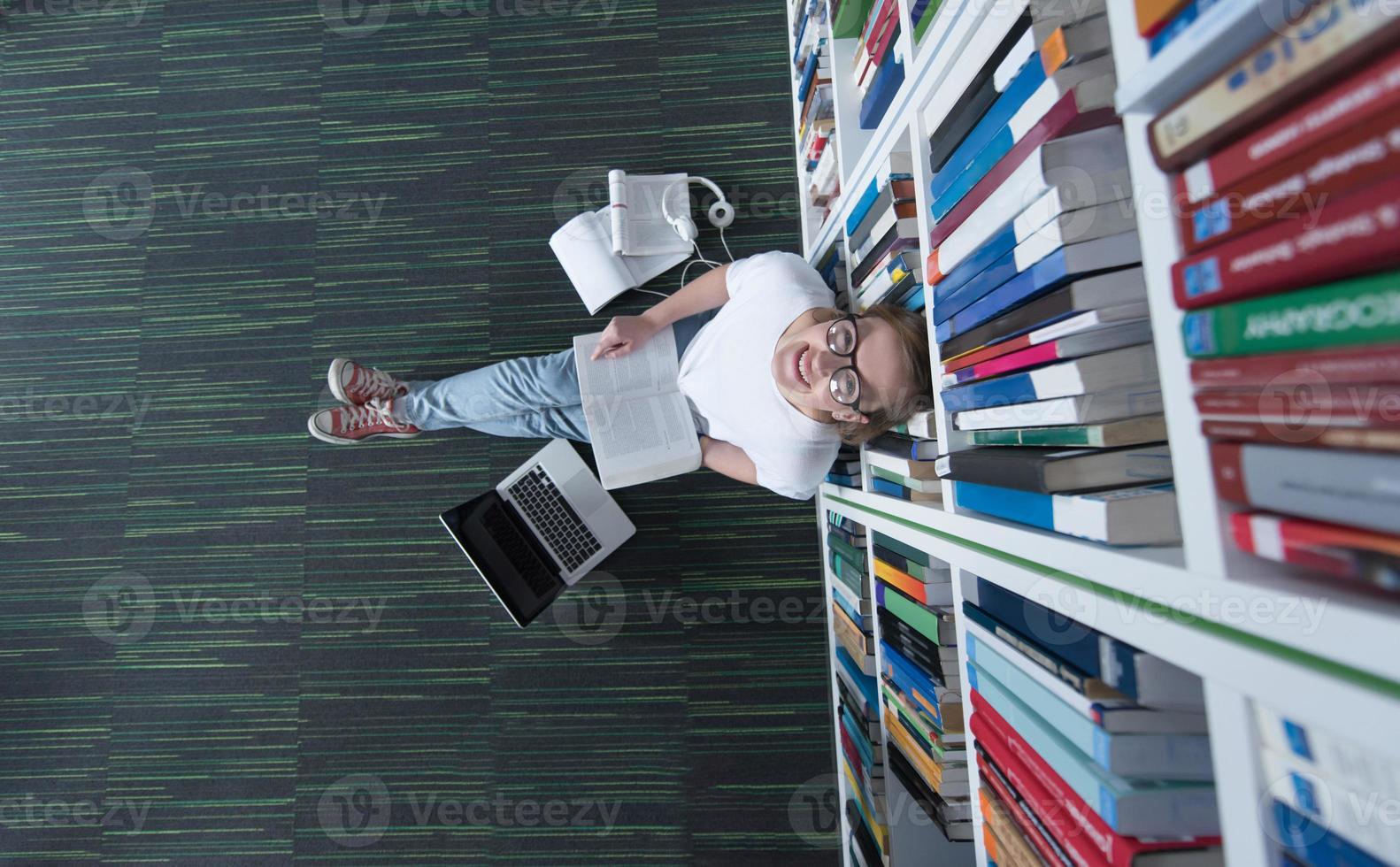 Bibliotheksstudienkonzept foto