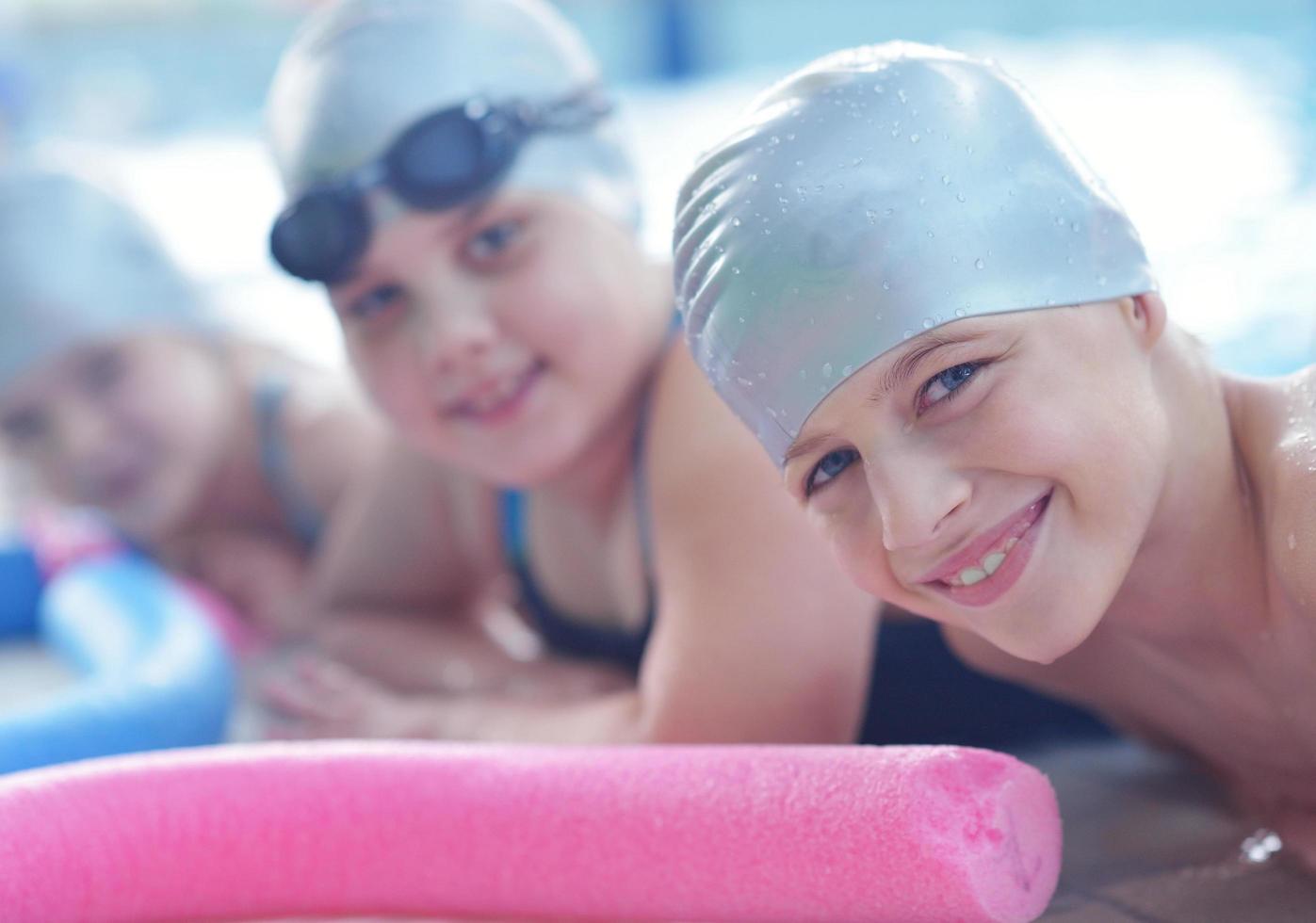 Gruppe von Schwimmern foto