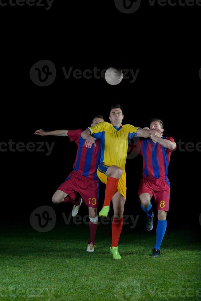 Fußballspieleransicht foto