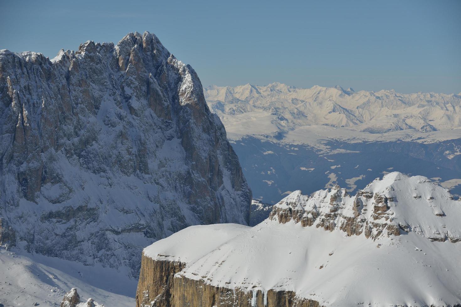 Berg Winter Natur foto