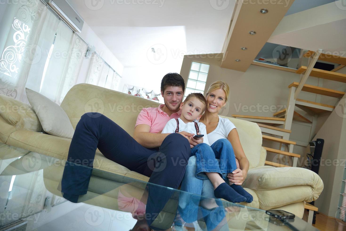 Familie zu Hause foto