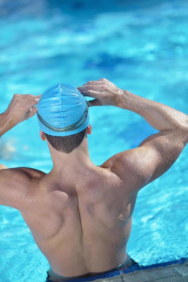 Blick auf die Schwimmschule foto