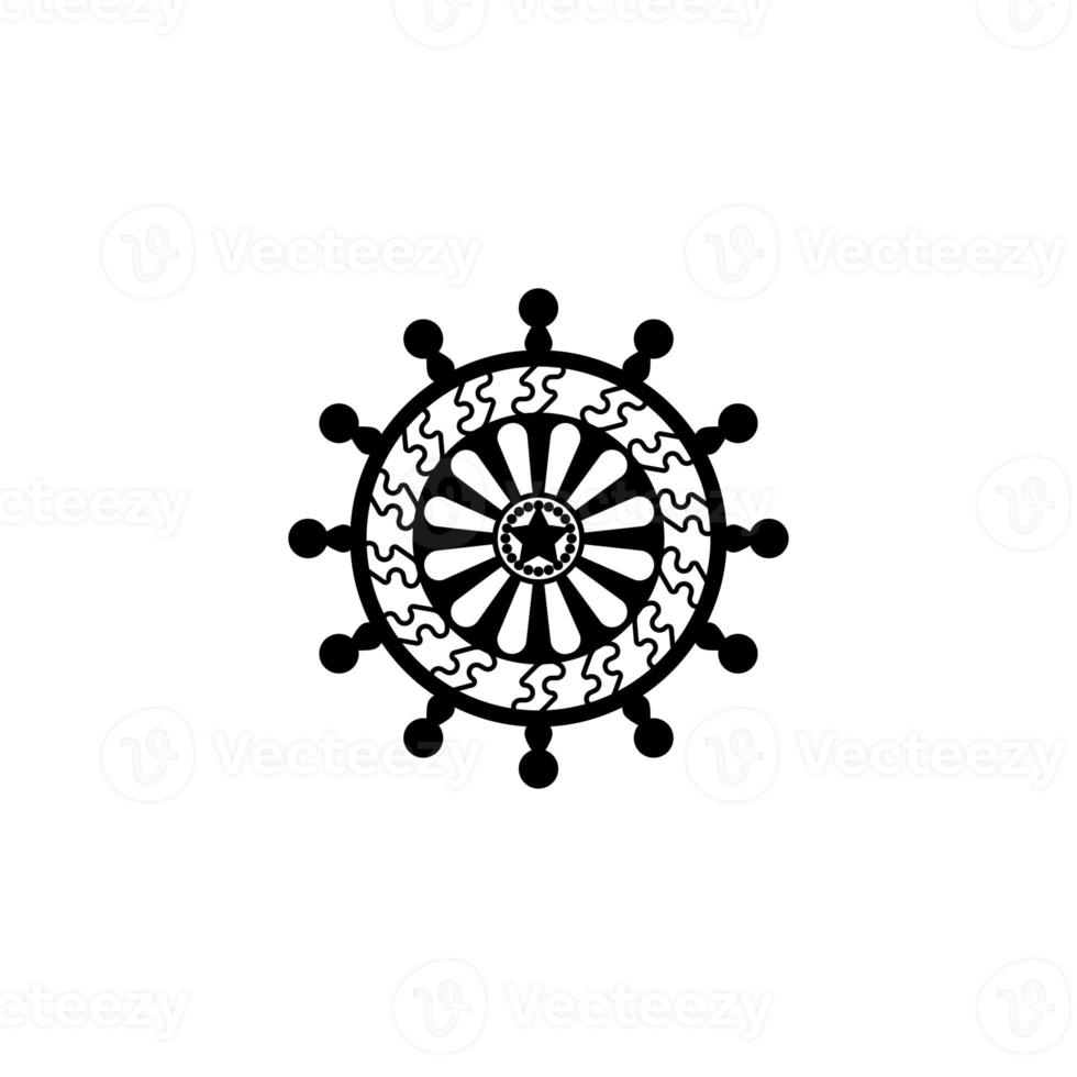 Buddha-Dharma-Rad-Symbol foto