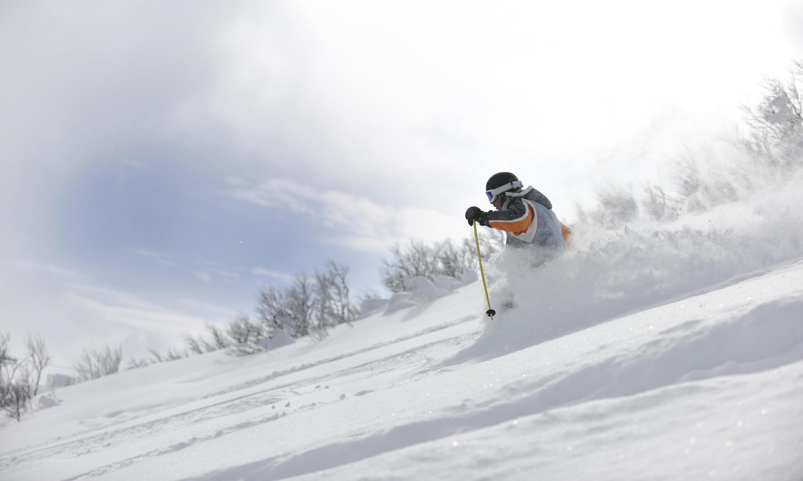 Ski-Freeride-Ansicht foto