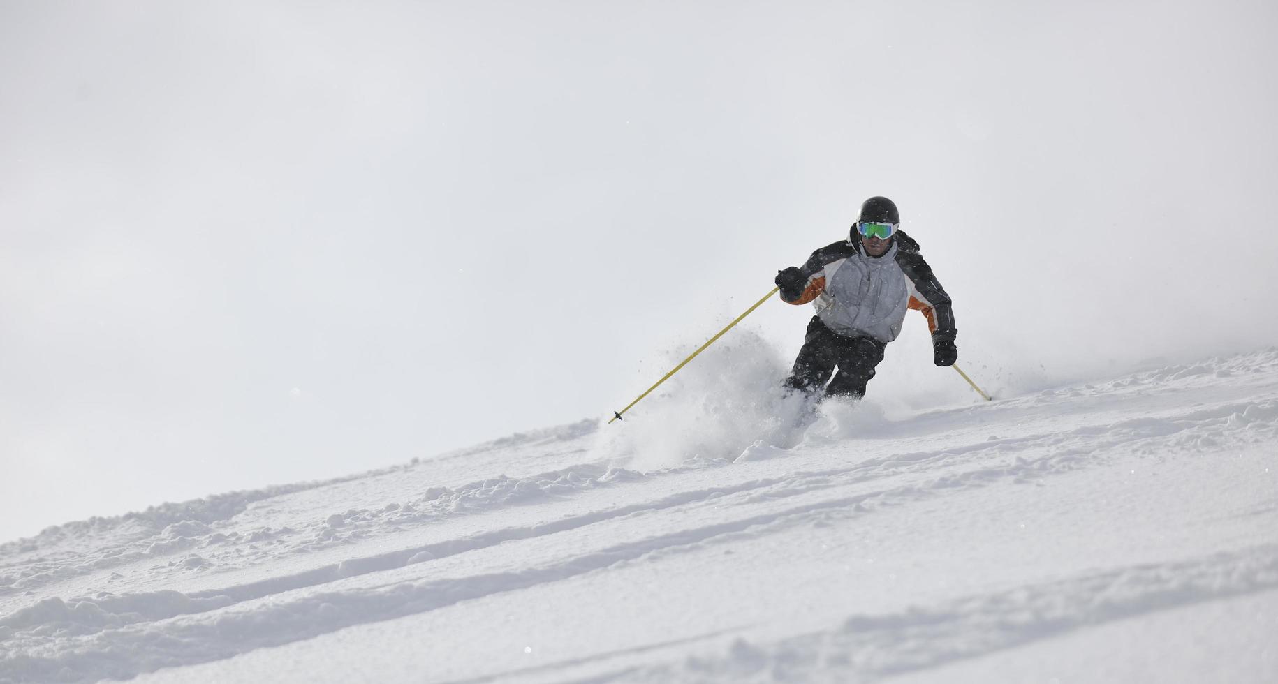 Ski-Freeride-Ansicht foto