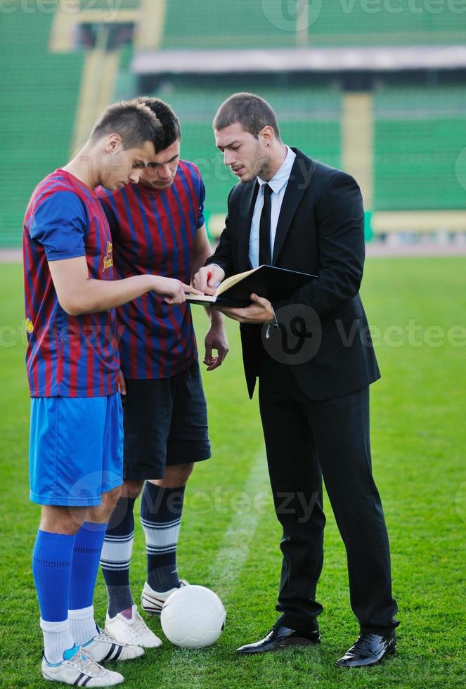 professioneller Sportmanager und Trainer foto