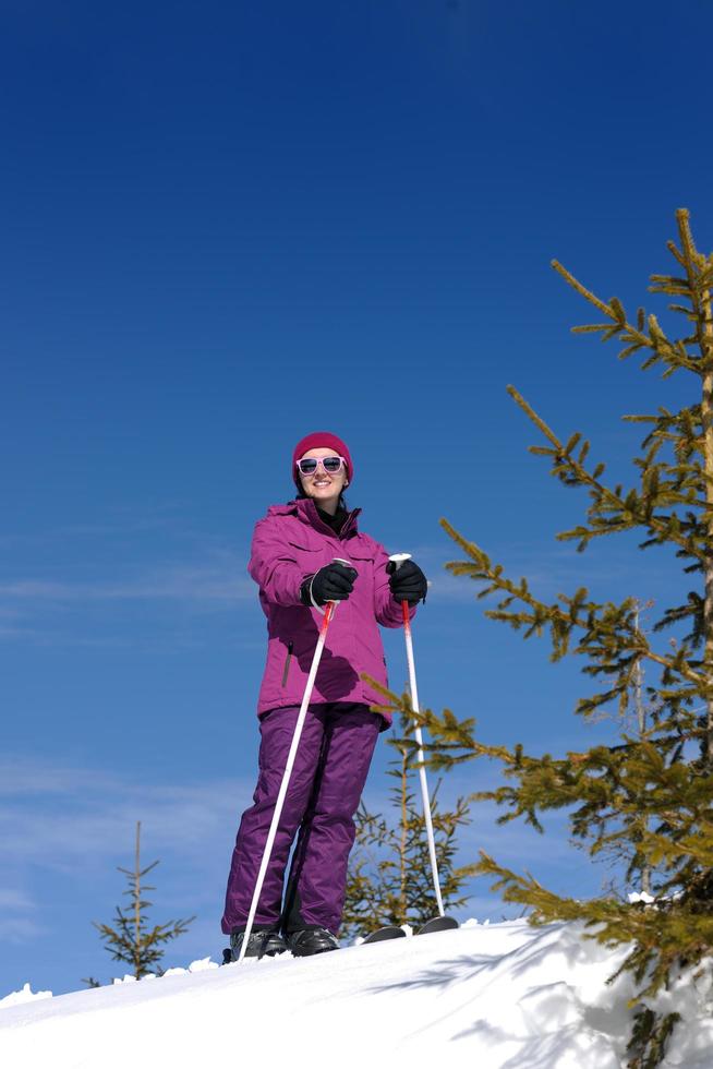 Winterfrau Ski foto