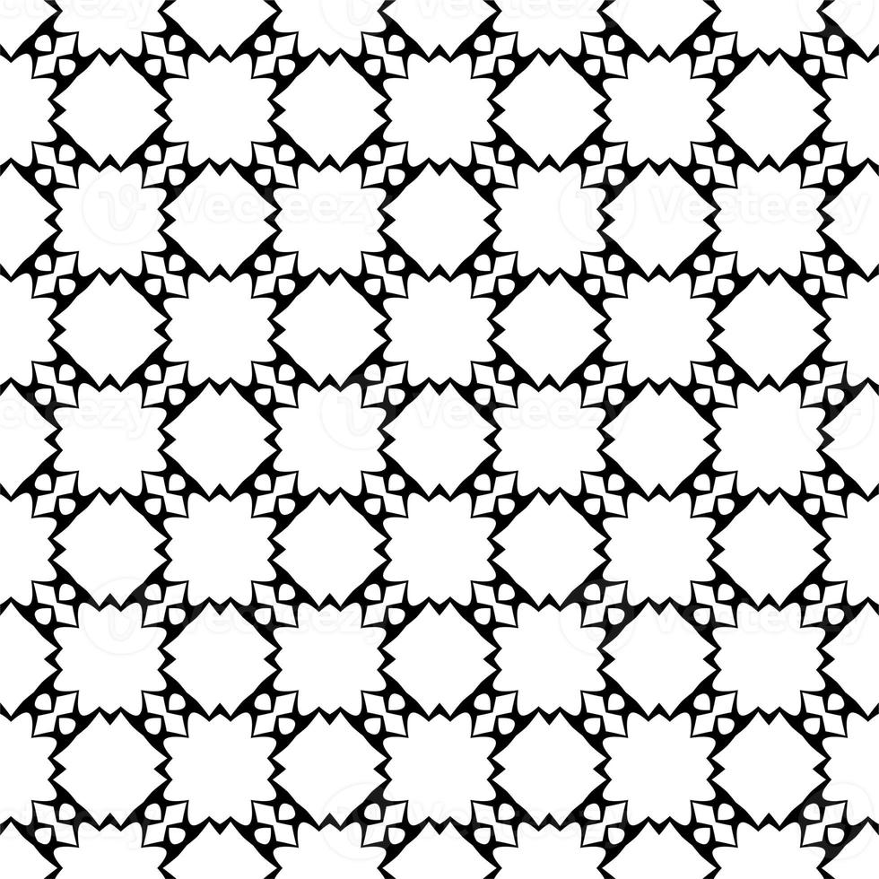 einfarbiges lineares muster, raute, quadrat, nahtloser vektorhintergrund. schwarze raute auf weißem hintergrund foto
