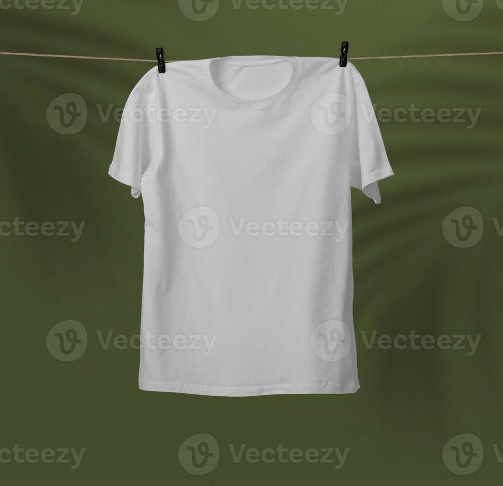 T-Shirt-Mockup-Vorlage foto