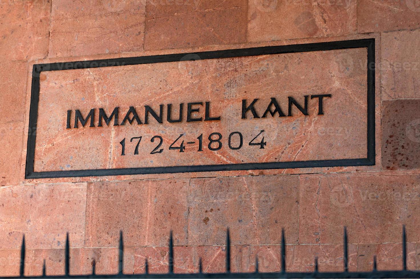 Immanuel-Kant-Denkmal. Kaliningrad, Königsberg, Russland foto