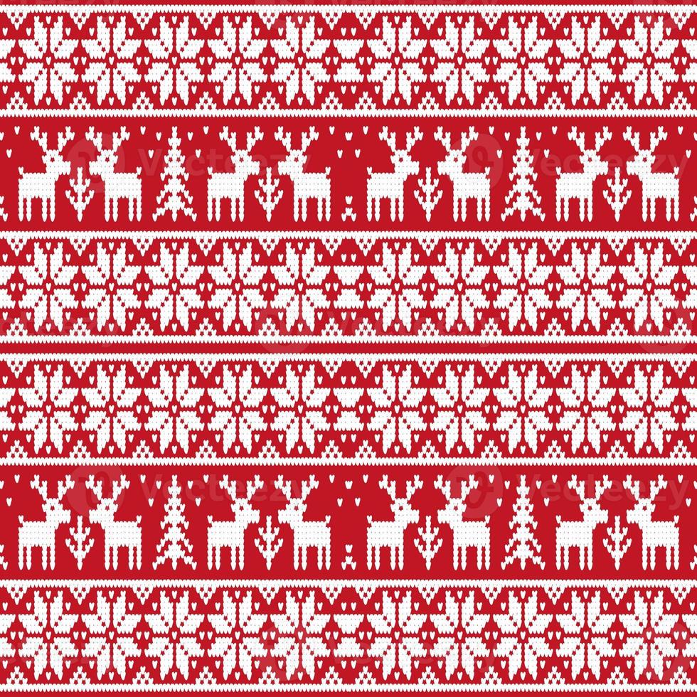 weihnachtsschneeflocken hirsch tribal nahtloses musterdesign foto