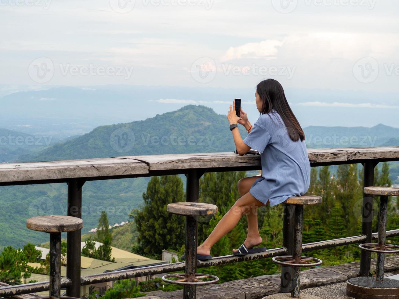 Frau und Natur foto