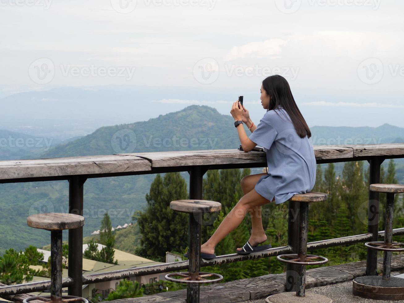 Frau und Natur foto