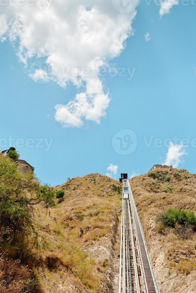 Bergbahn auf Sizilien foto