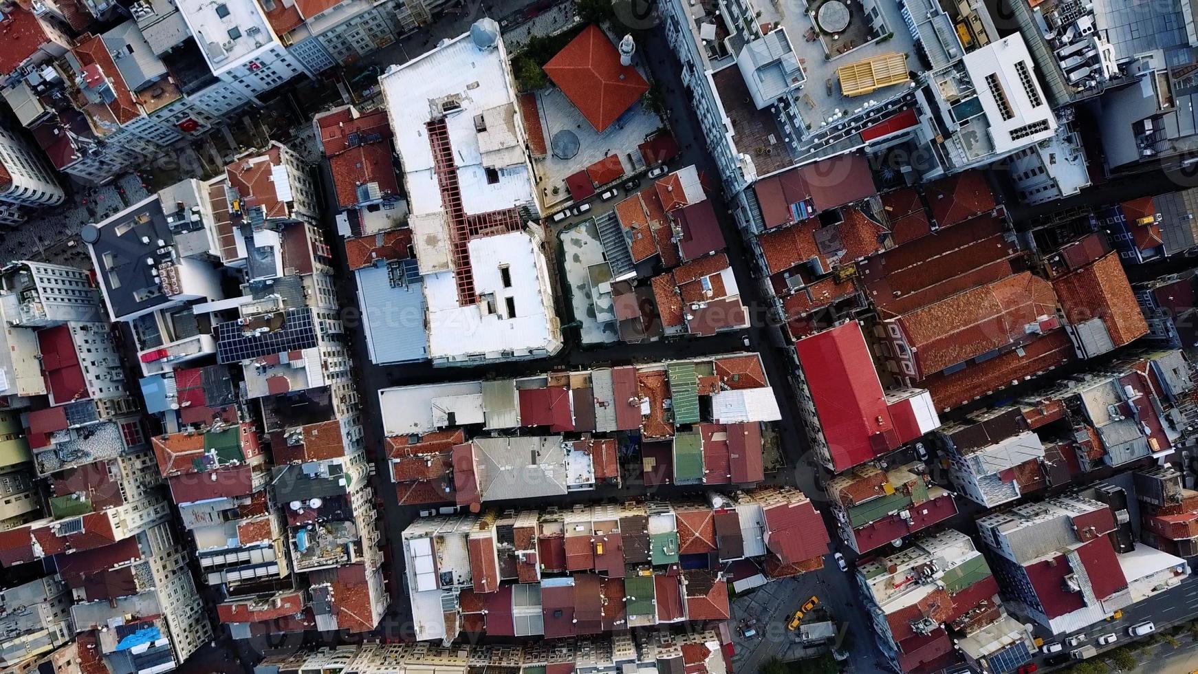 stadtbild istanbul, türkei. Foto aus der Vogelperspektive