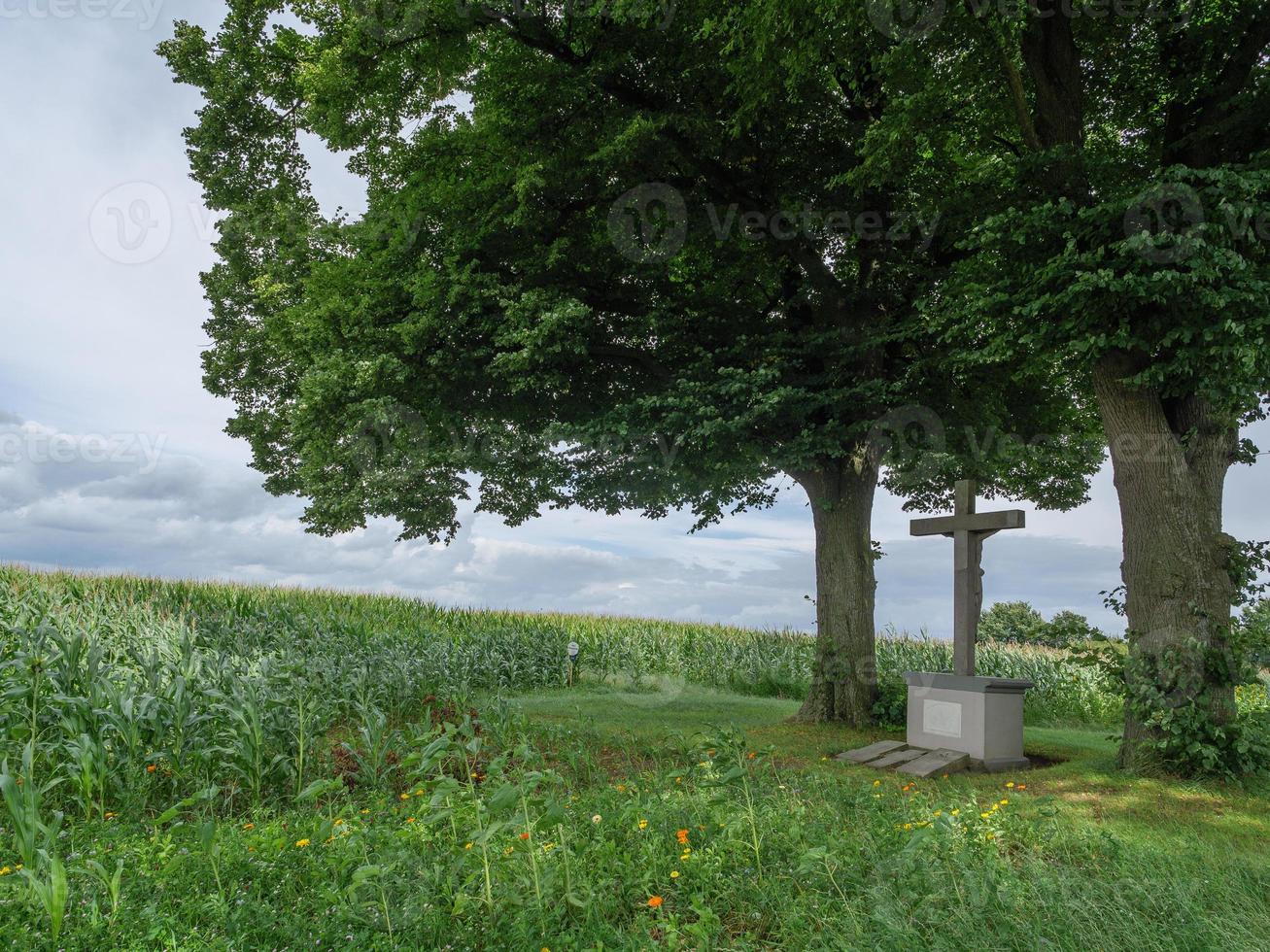 sommerzeit im deutschen dorf weseke foto