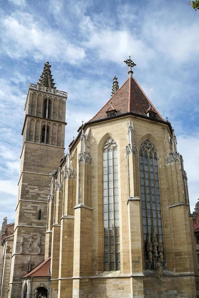 rothenburg, deutschland, 2014. st james kirche in rothenburg foto