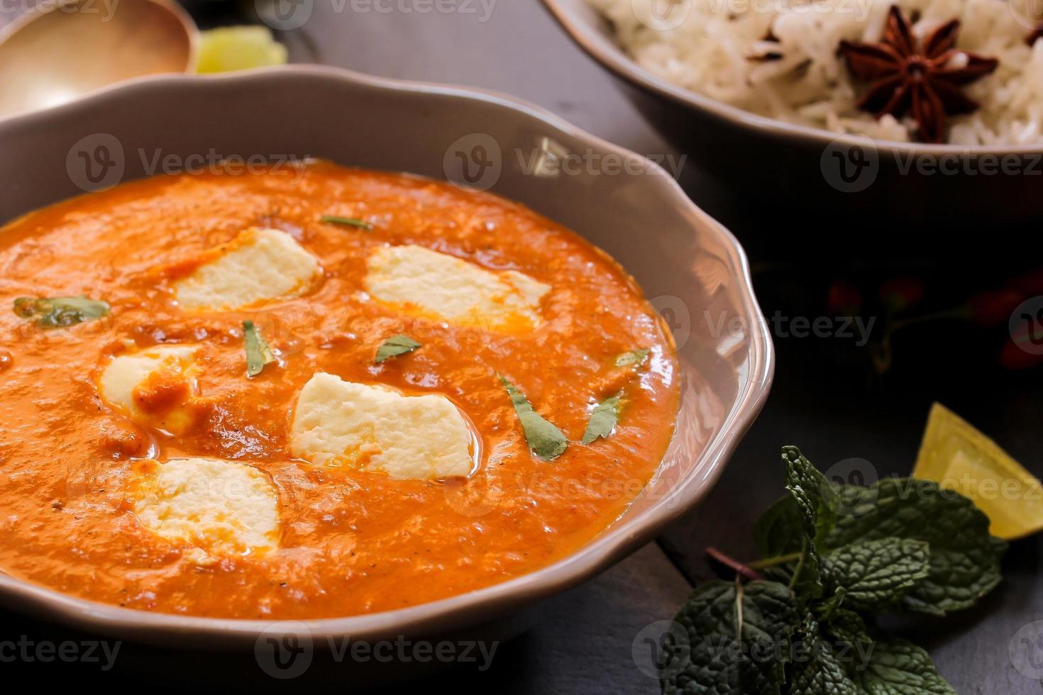 Paneer Butter Masala indisches Curry foto