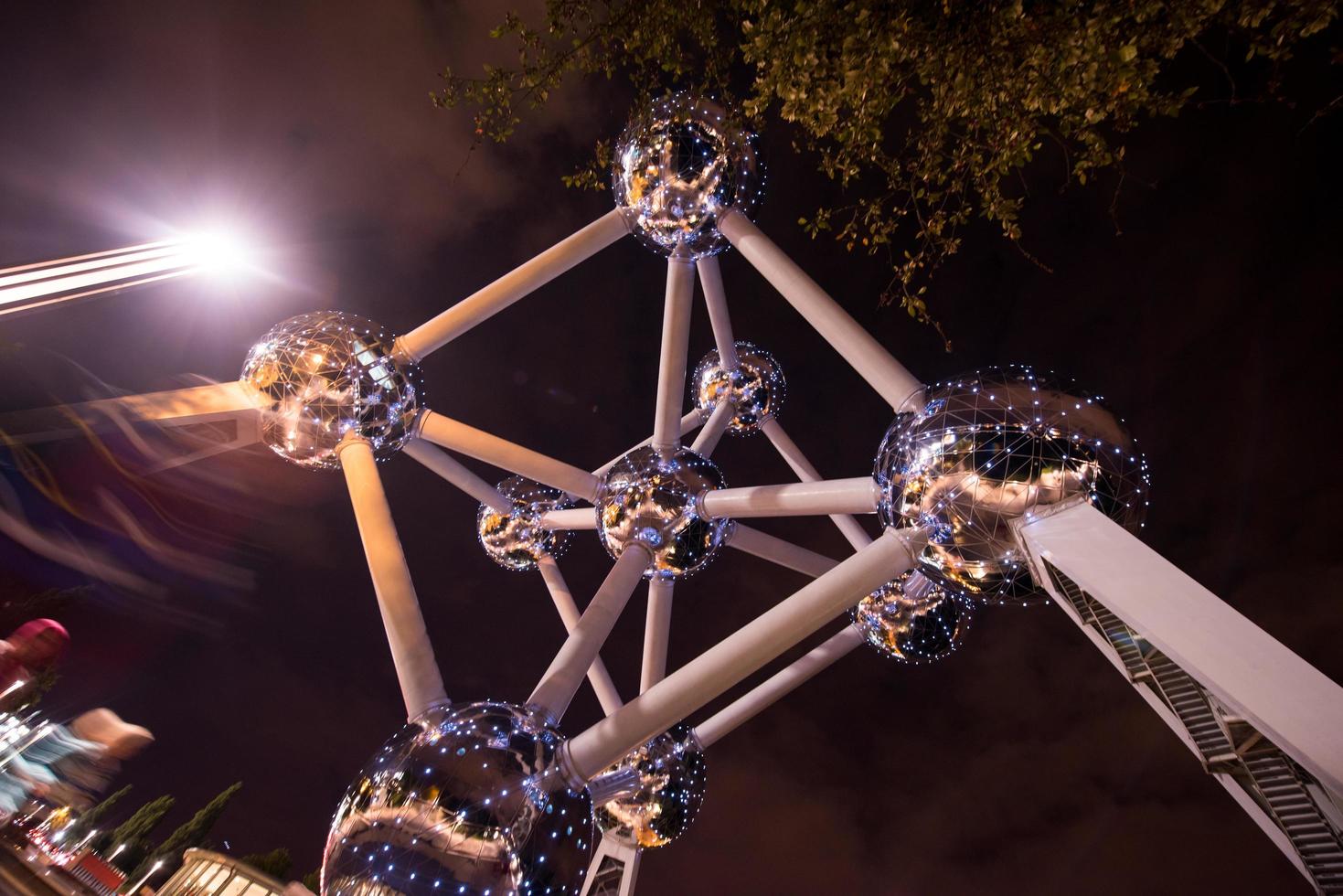 brüssel, belgien, 2022 - atomiumgebäudeansicht foto