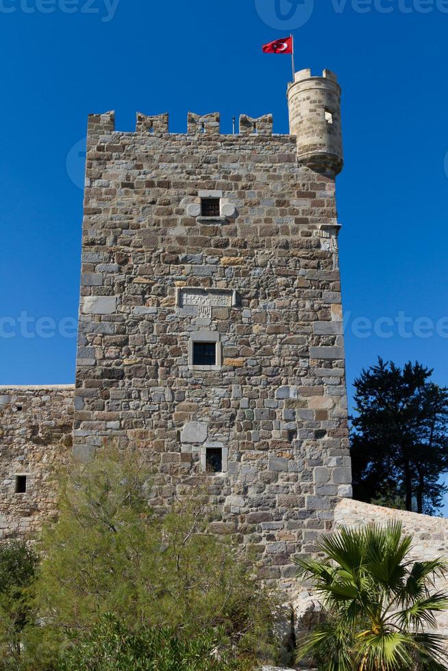 Turm in der Burg von Bodrum foto