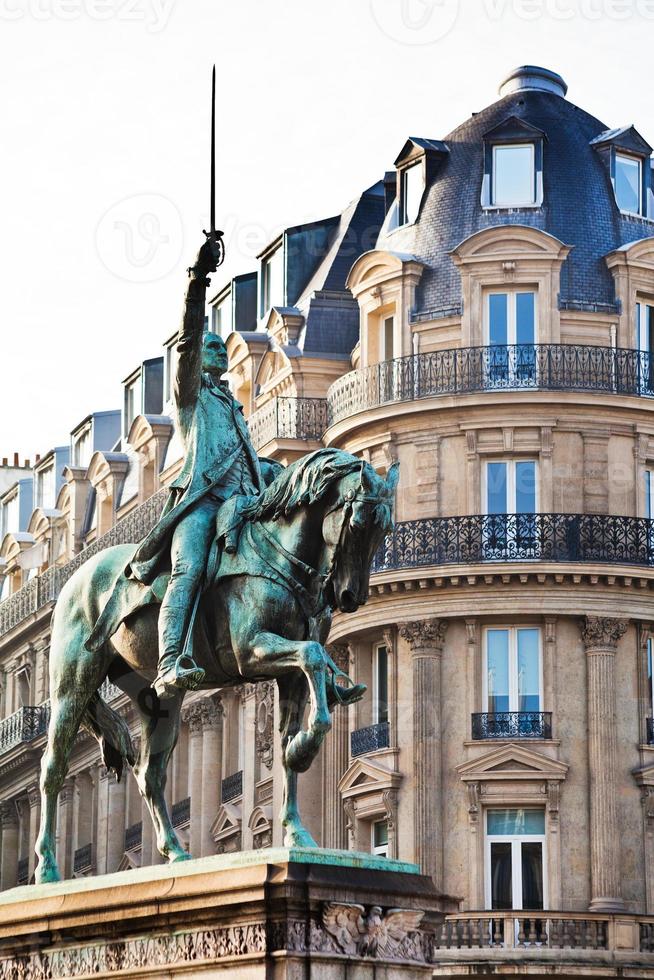 Statue von Washington in Paris foto