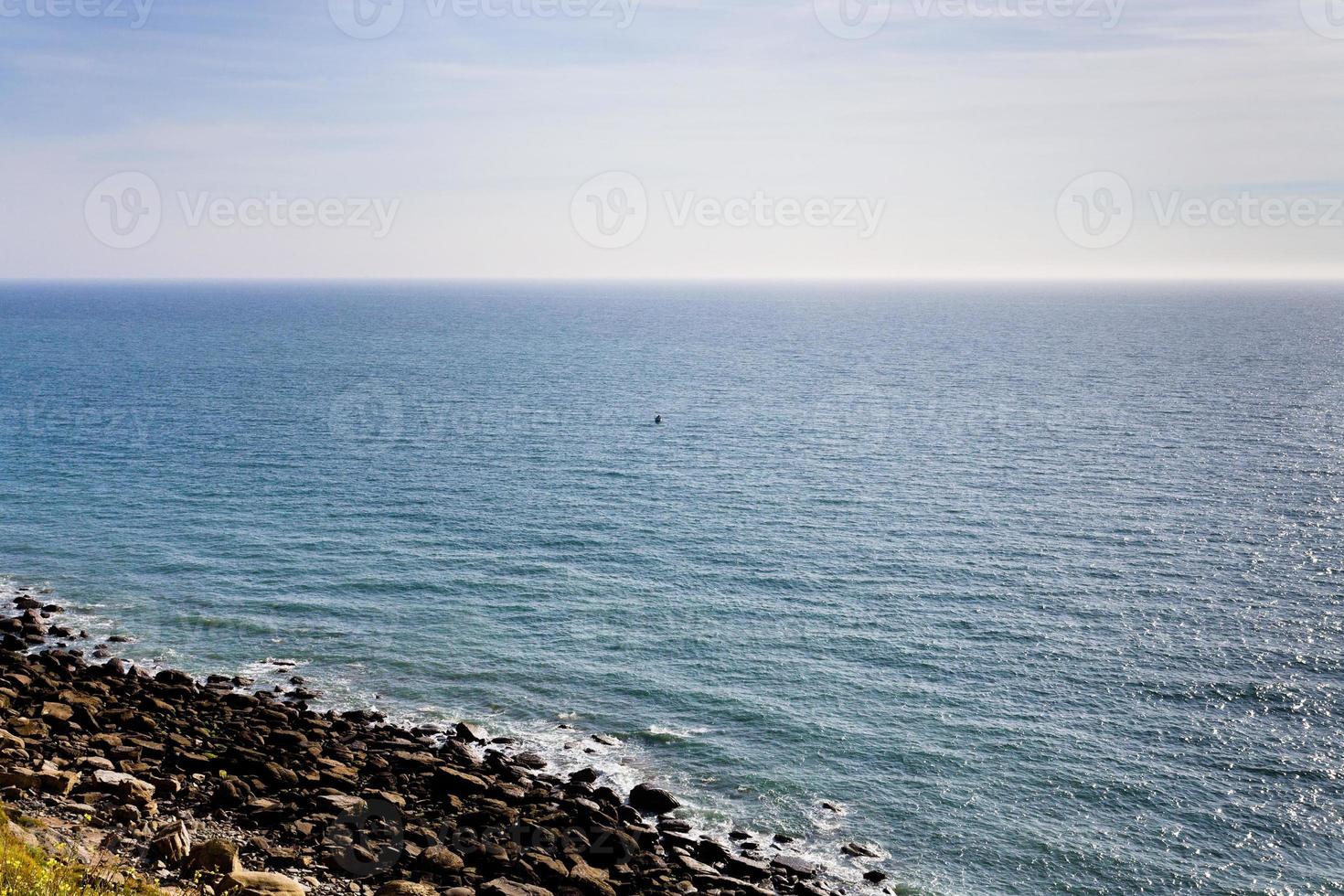 Küste des Ärmelkanals in der Normandie foto