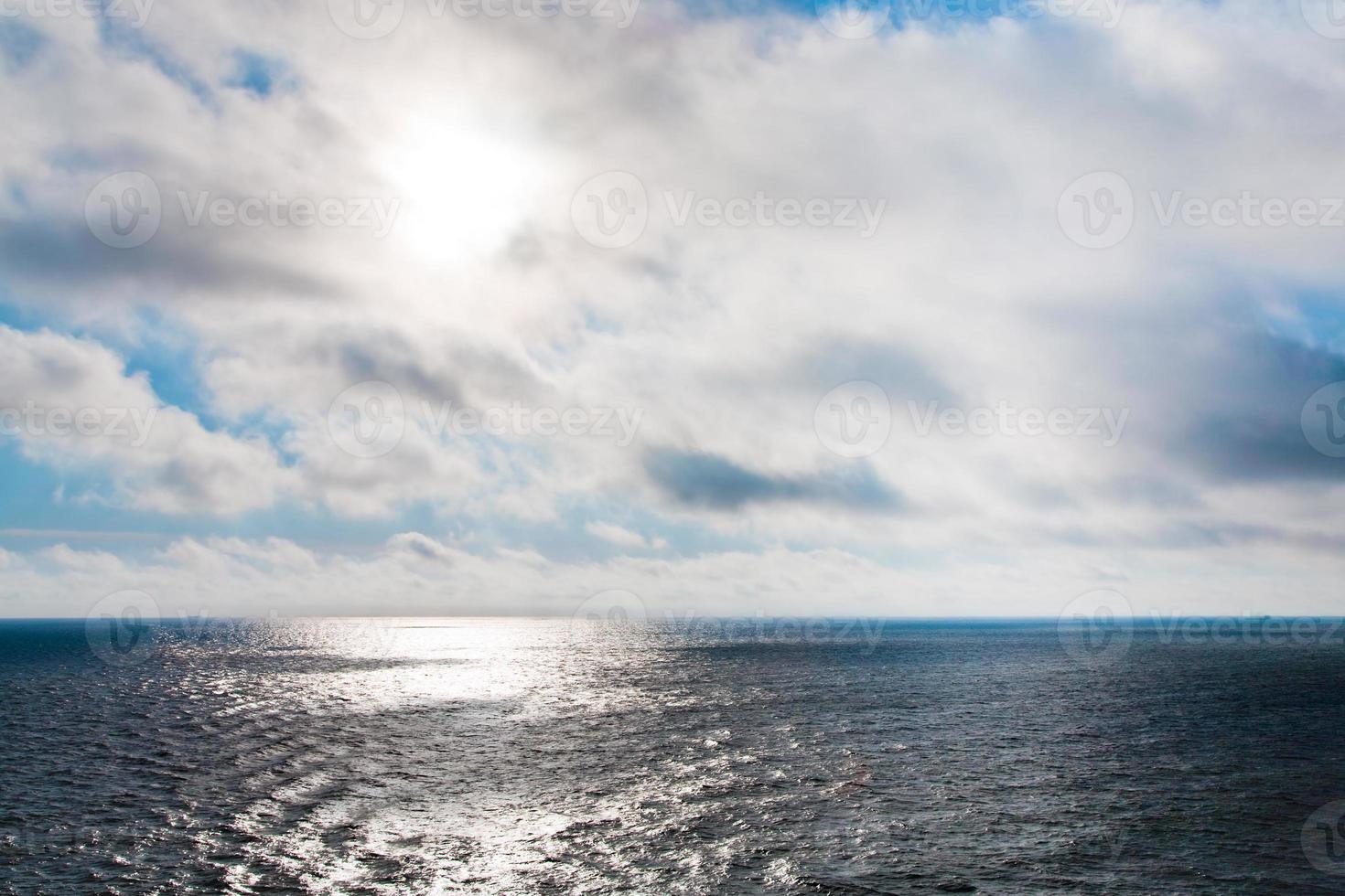 Abend an der Nordsee im September foto