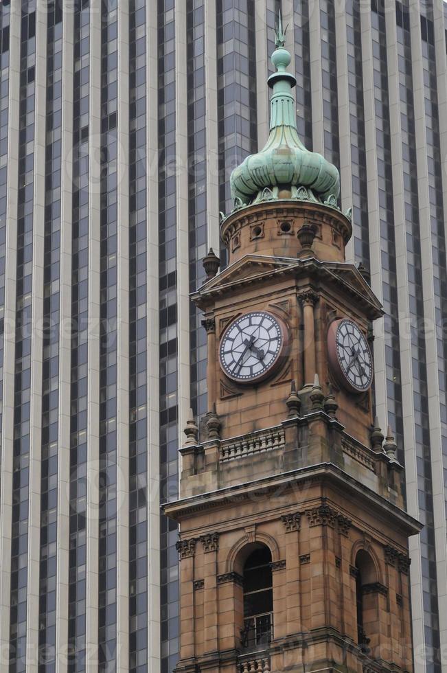 alten viktorianischen Glockenturm im zentralen Geschäftsviertel von Sydney foto