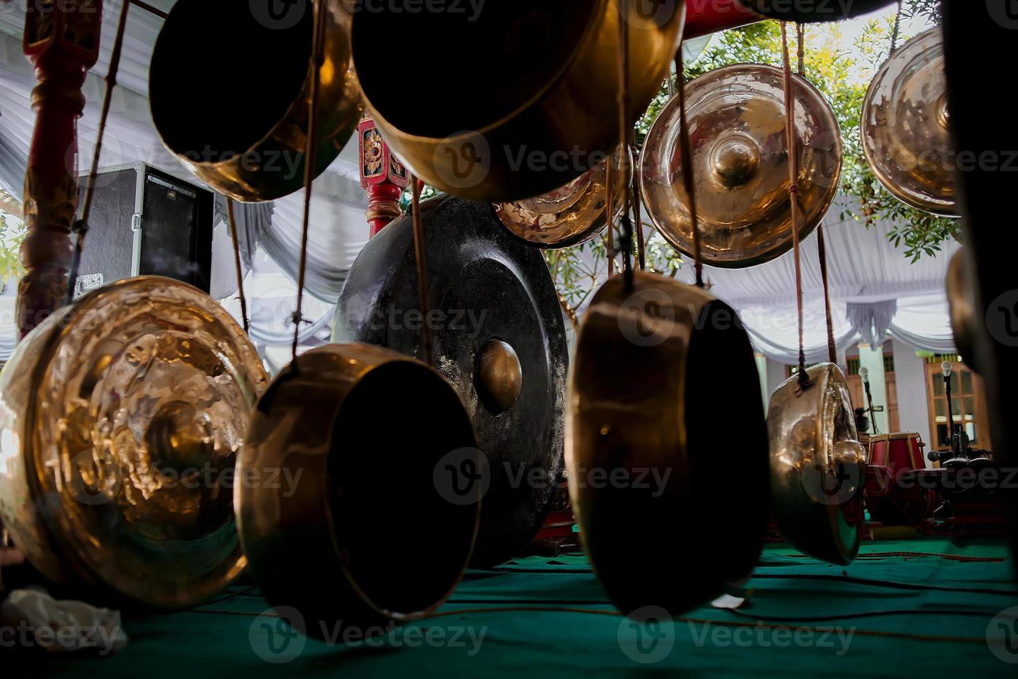 gamelan. indonesisches javanisches Musikinstrument foto